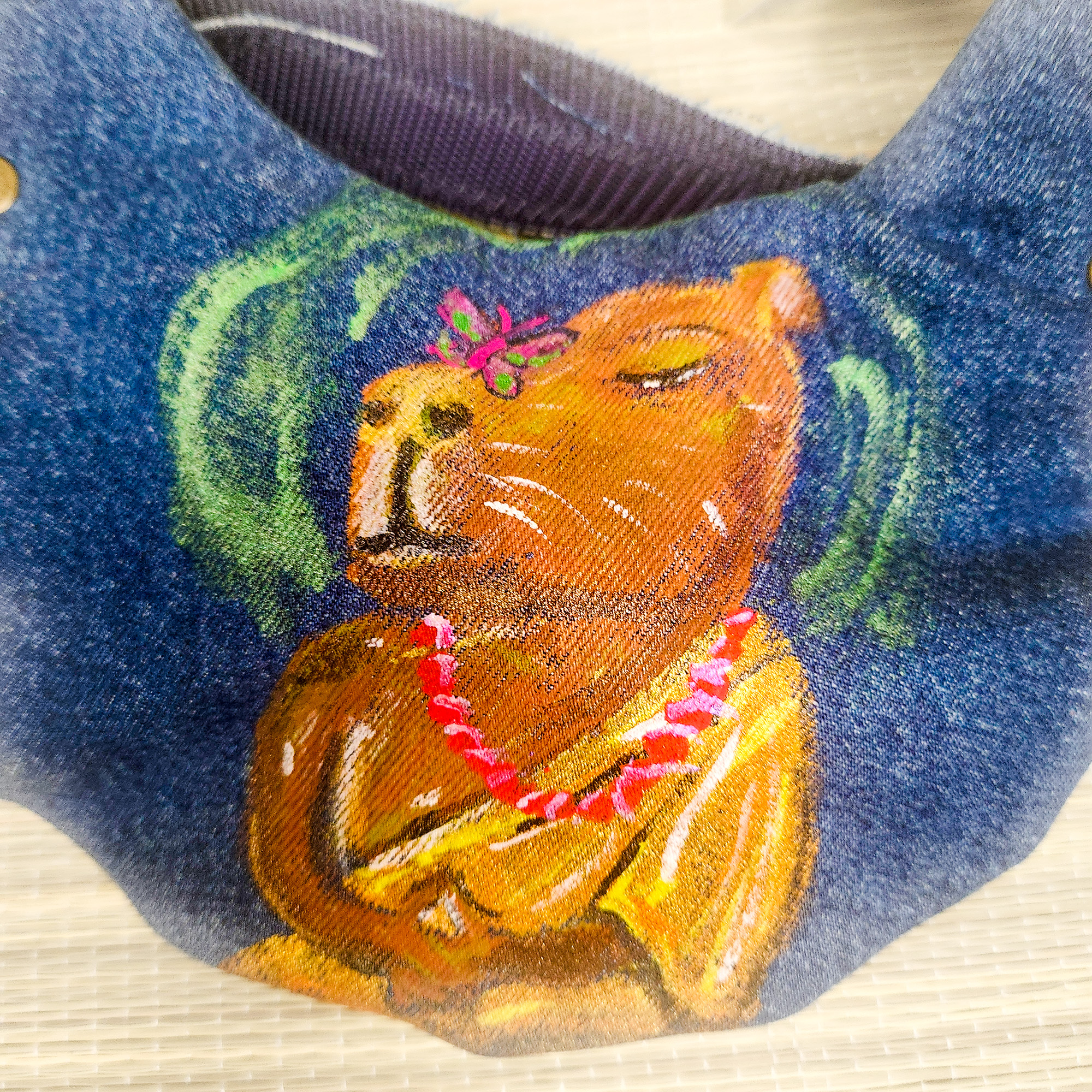 Tasche in Katzenform aus recyceltem Jeansstoff | Handgefertigtes Unikat | Kleine Tasche mit Motiv